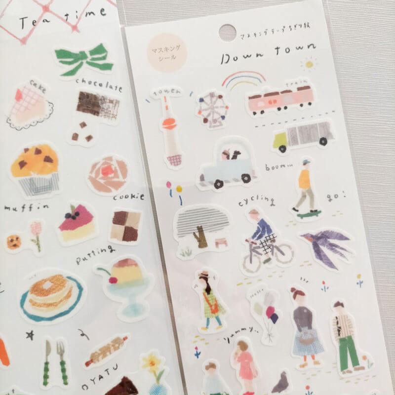 Miki Tamura [My Favorite] Washi Sticker - Tea Time