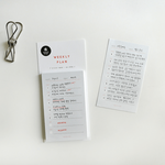 Suatelier Memo Sticky Notes - weekly plan