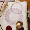OURS Wild Grape Frame Rubber Stamp