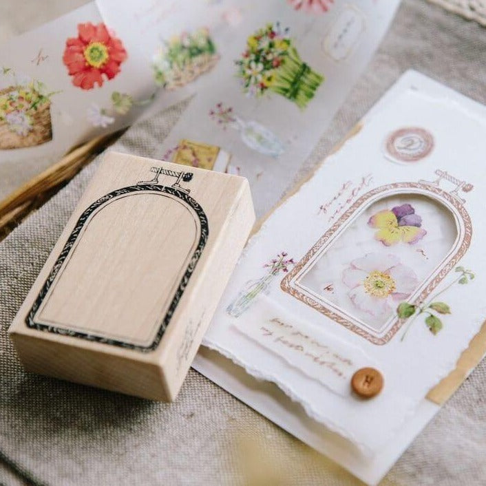 OURS Rubber Stamp - Window Embroidery Hoop