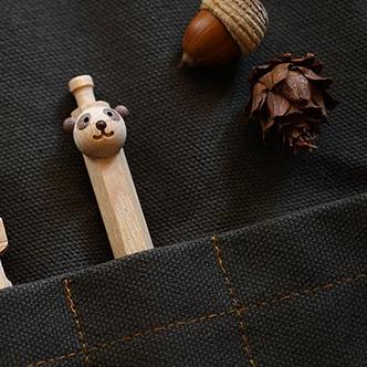 Animal Wooden Mechanised Pen/Pencil
