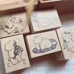 misshoegg Rubber Stamp - Small Animal with Big Nose