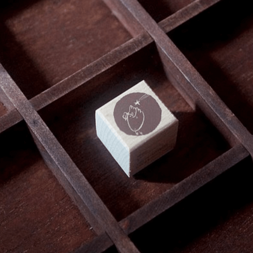 Yamadoro Rubber Stamp - Stamp & Stars