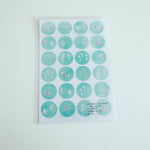 YOHAKU Round Clear Sticker | M-060 Nostalgic