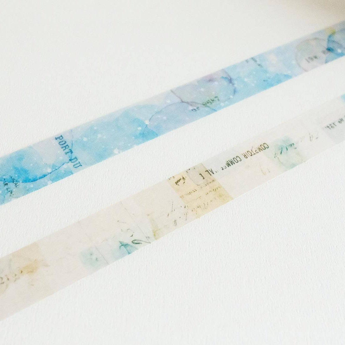 Romance in the Garden Blue Washi Tape