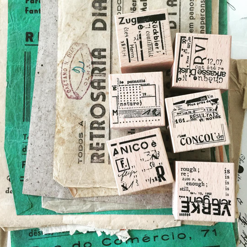 amnesiac Original Rubber Stamp Set - ZINE (discon.)